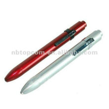 1*AAA pen led aluminum flashlight with clip